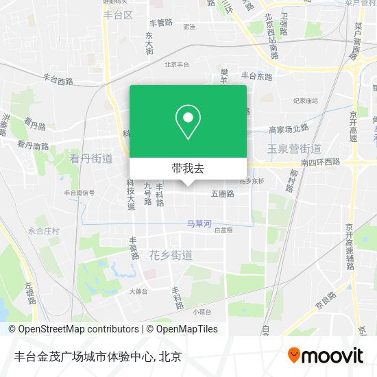 丰台金茂广场城市体验中心地图