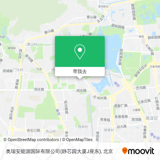 奥瑞安能源国际有限公司(静芯园大厦J座东)地图