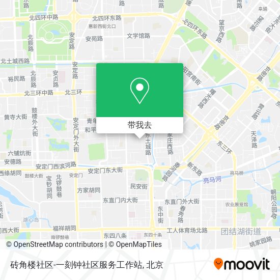 砖角楼社区-一刻钟社区服务工作站地图
