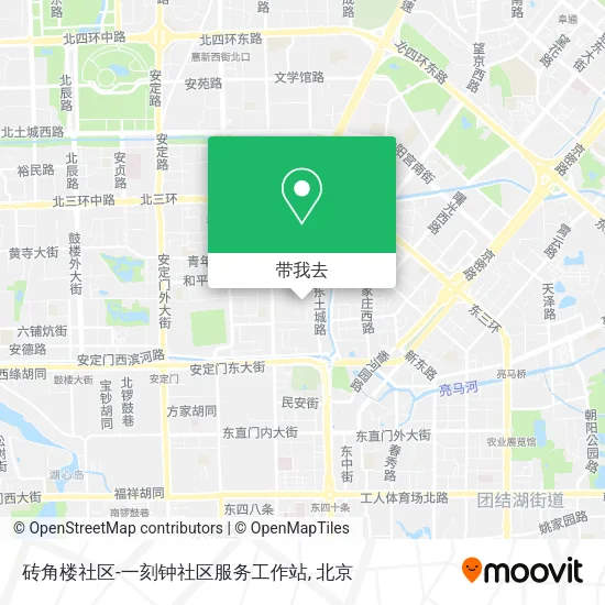 砖角楼社区-一刻钟社区服务工作站地图