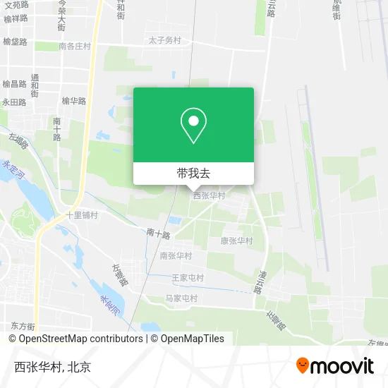西张华村地图