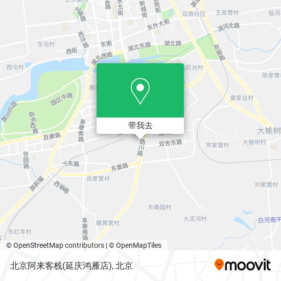 北京阿来客栈(延庆鸿雁店)地图