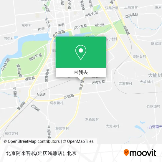 北京阿来客栈(延庆鸿雁店)地图
