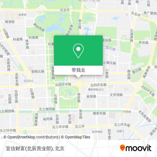 宜信财富(北辰营业部)地图