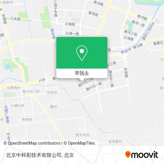 北京中科彩技术有限公司地图