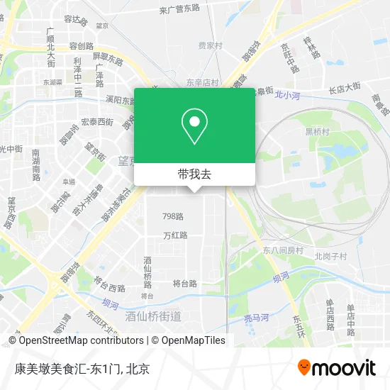 康美墩美食汇-东1门地图