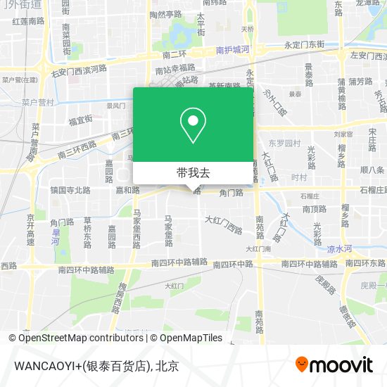 WANCAOYI+(银泰百货店)地图