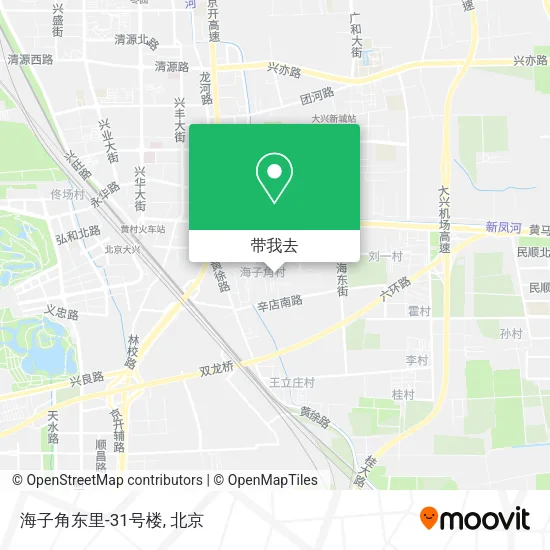 海子角东里-31号楼地图