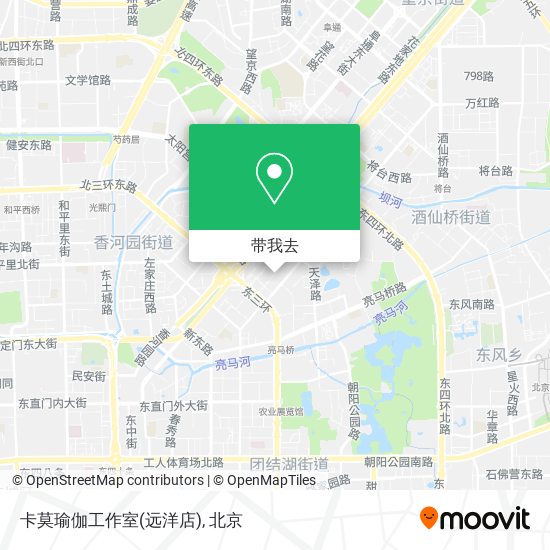 卡莫瑜伽工作室(远洋店)地图