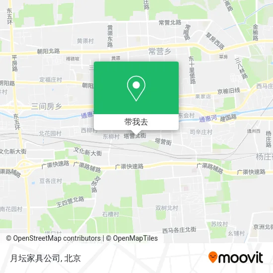 月坛家具公司地图