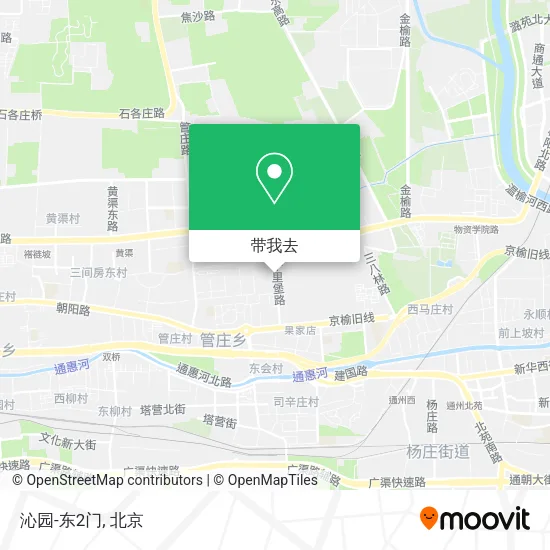沁园-东2门地图