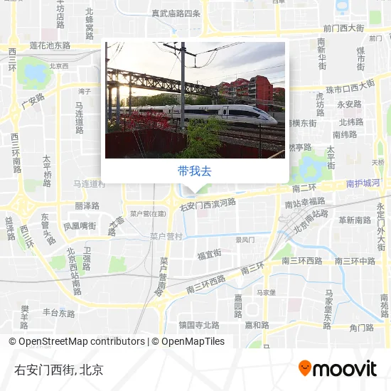 右安门西街地图