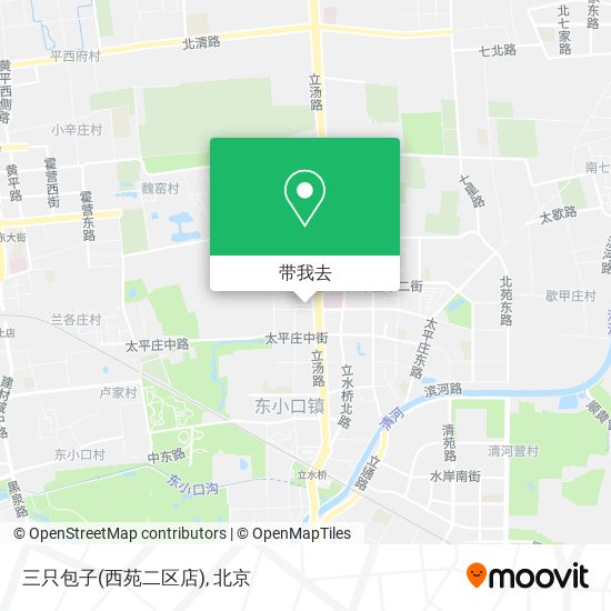 三只包子(西苑二区店)地图