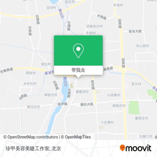 珍甲美容美睫工作室地图