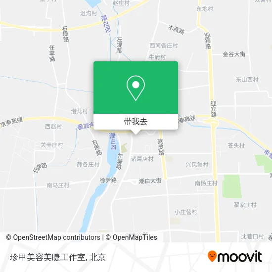 珍甲美容美睫工作室地图