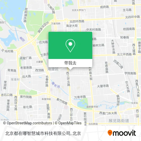 北京都在哪智慧城市科技有限公司地图