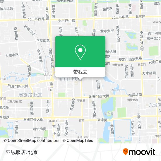 羽绒服店地图