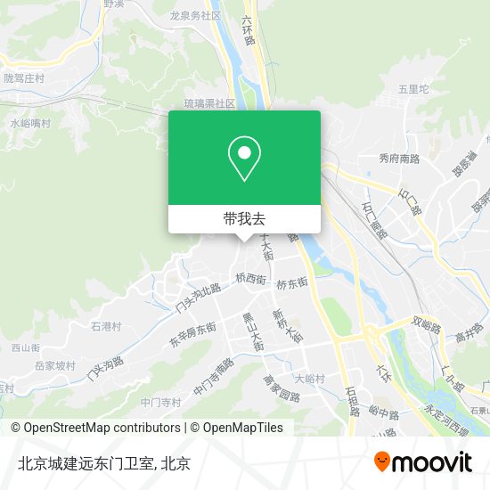 北京城建远东门卫室地图