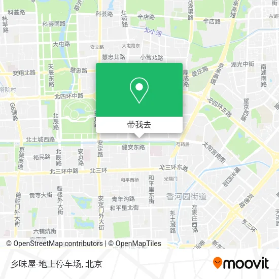 乡味屋-地上停车场地图