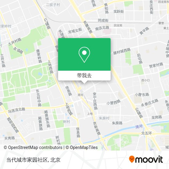 当代城市家园社区地图