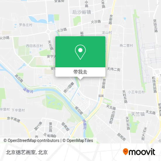 北京德艺画室地图