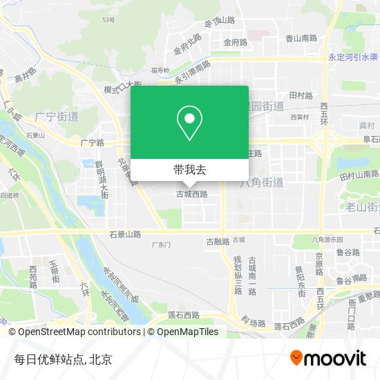 每日优鲜站点地图