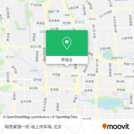 颐慧家园一区-地上停车场地图