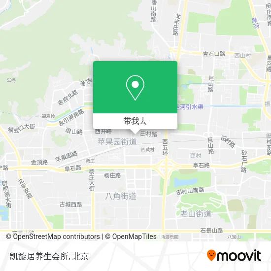 凯旋居养生会所地图