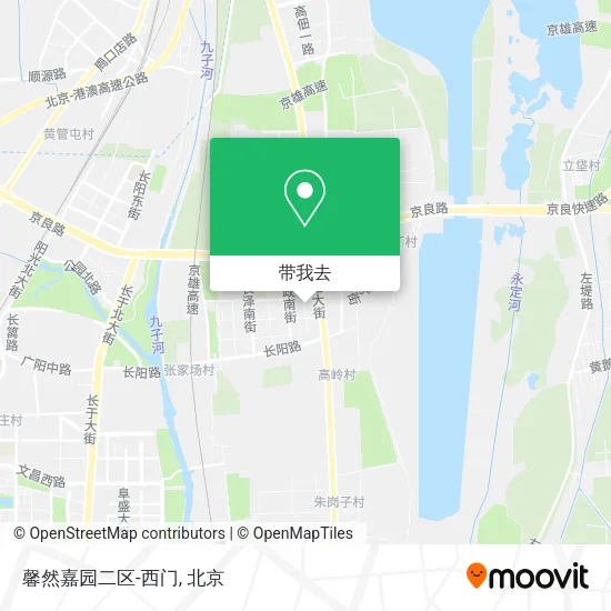 馨然嘉园二区-西门地图