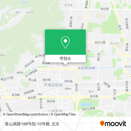 香山南路168号院-10号楼地图