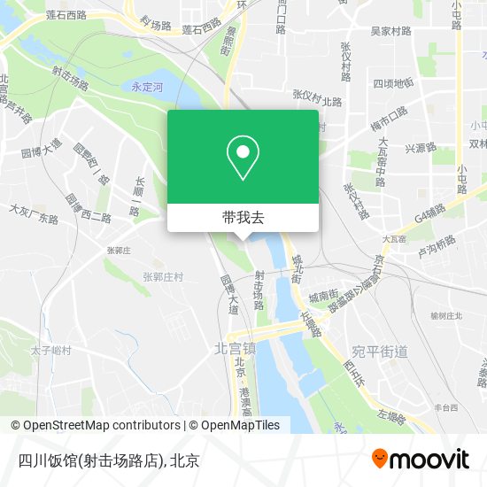 四川饭馆(射击场路店)地图
