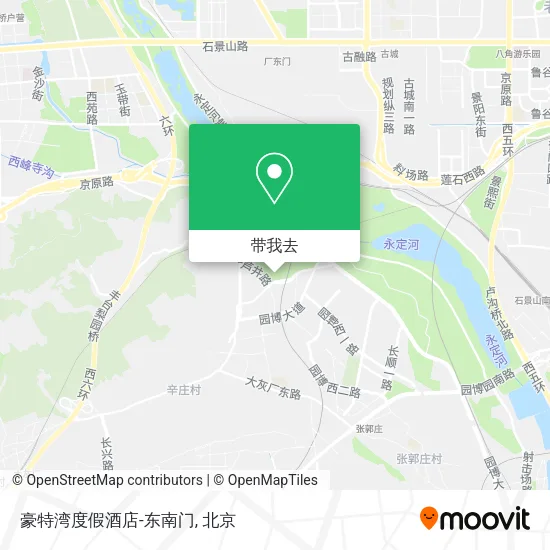 豪特湾度假酒店-东南门地图