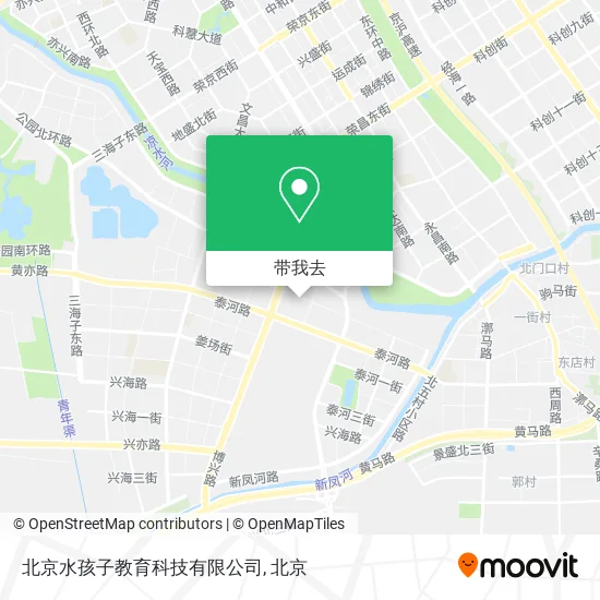 北京水孩子教育科技有限公司地图