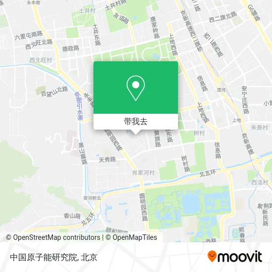 中国原子能研究院地图