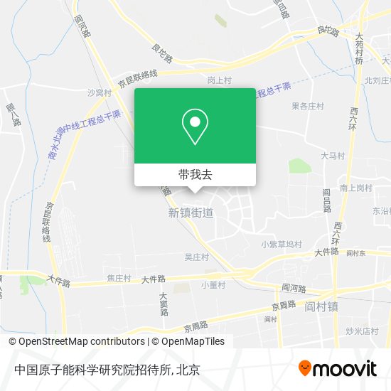中国原子能科学研究院招待所地图