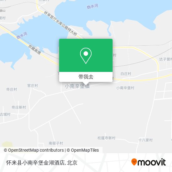 怀来县小南辛堡金湖酒店地图