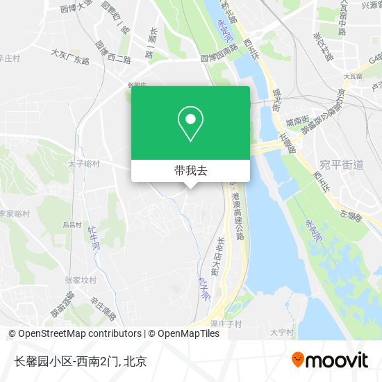 长馨园小区-西南2门地图