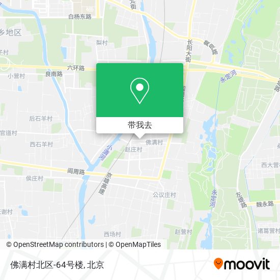 佛满村北区-64号楼地图