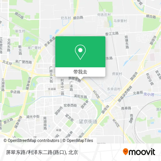 屏翠东路/利泽东二路(路口)地图