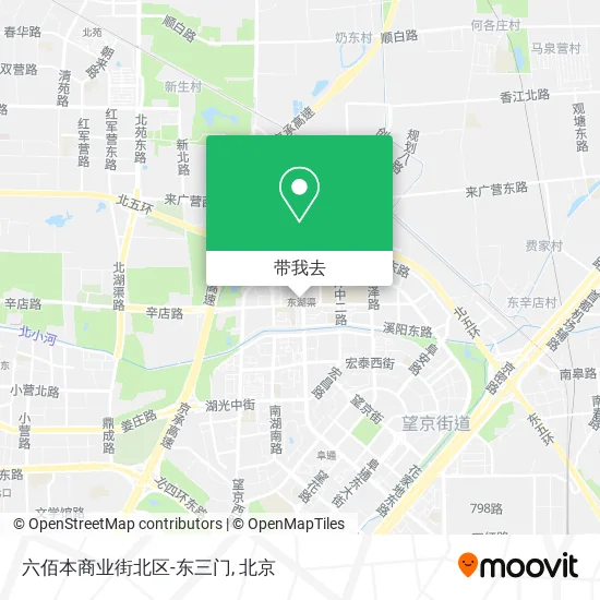 六佰本商业街北区-东三门地图