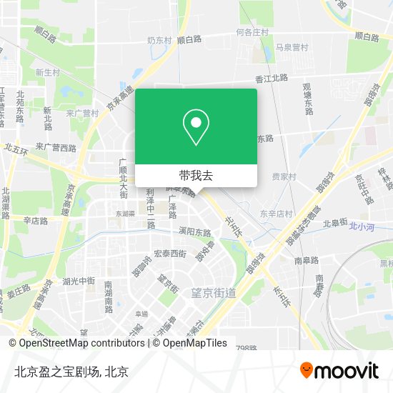 北京盈之宝剧场地图