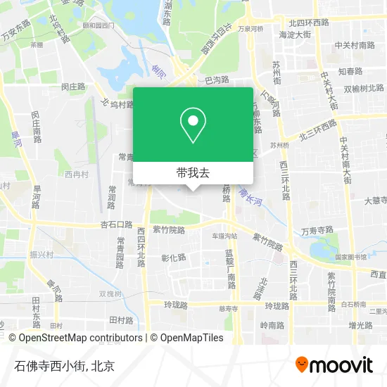 石佛寺西小街地图