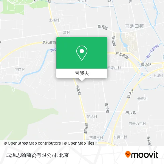 成泽思翰商贸有限公司地图