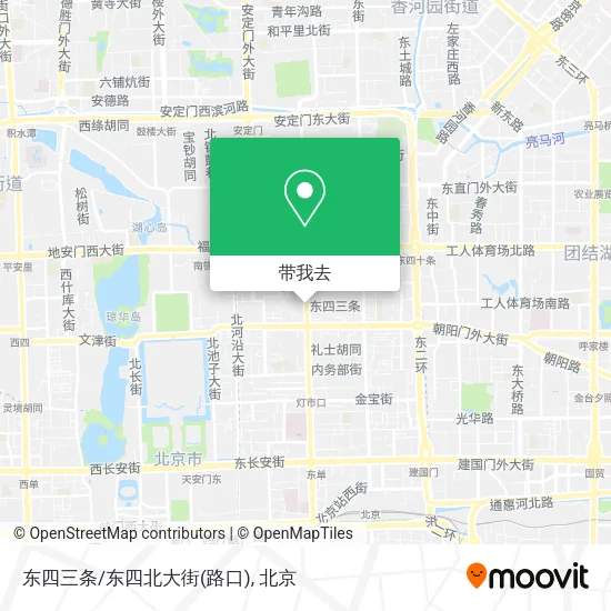 东四三条/东四北大街(路口)地图