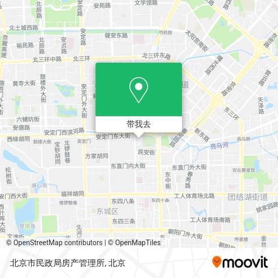 北京市民政局房产管理所地图