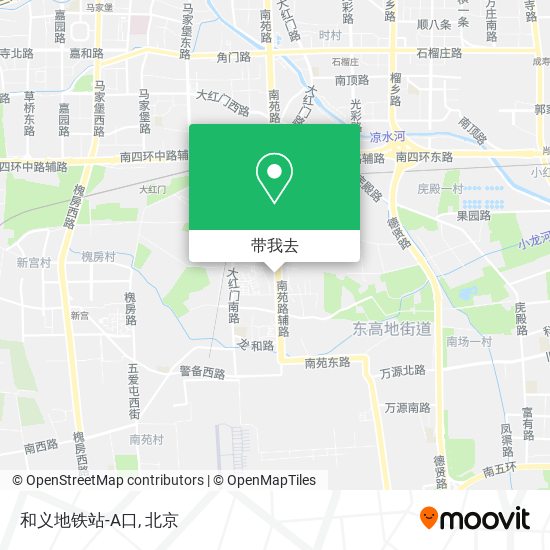 和义地铁站-A口地图