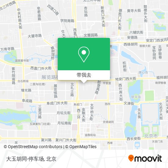 大玉胡同-停车场地图