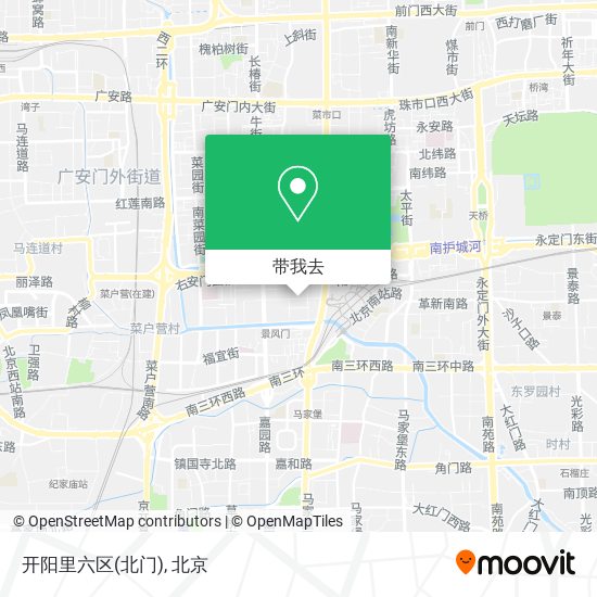 开阳里六区(北门)地图