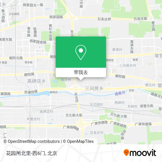 花园闸北里-西6门地图