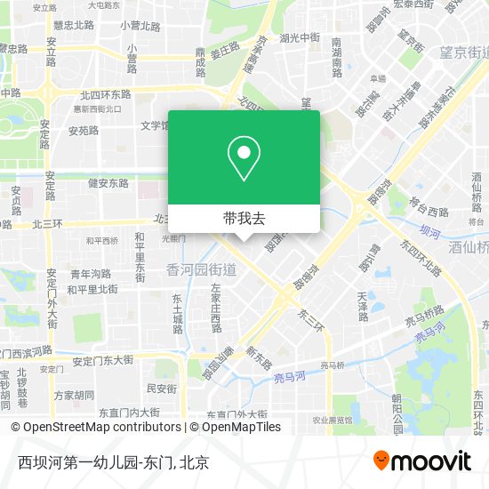 西坝河第一幼儿园-东门地图